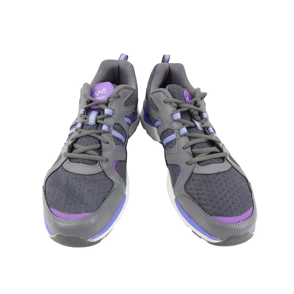 Ryka Revenant Wom 9.5 Grey Purple Walking Shoes Stability‎ Arch Support RE-ZORB